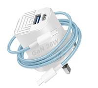36W Super Fast Charger for Samsung Galaxy S26 S25 S24 with 60W Cable