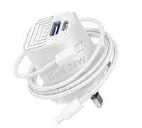 36W Super Fast Charger for Samsung Galaxy S26 S25 S24 with 60W Cable