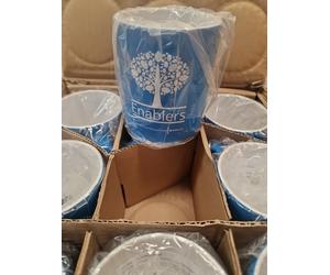 36x 285ml Enablers Blue Mugs Porcelain Tea Coffee Hot Drinks Cups Bulk #M