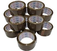 36X Big Rolls Of Brown Strong Adhesive Packaging Parcel Sealing Tape 48mm 66M