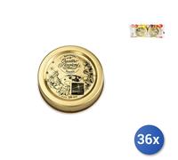36X Bormioli Rocco Set Of 3 Bottle Caps Diameter 56 Mm
