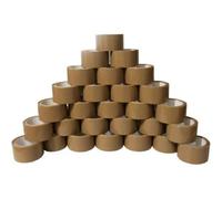 36X Brown Packing Tape Parcel Strong 48mm X 66M Box Sealing Sellotape Packaging