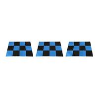 36X Charcoal Acoustic Foam Tiles Soundproofing Foam Panels Studio Sound Padding 2 x 10 x 10 Inch(Black+Blue)