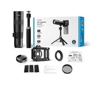 36X Clip Type Telephoto Phone Lens With Tripod Stand Photography Lens Telephoto For Picture Video Taking Optical Glass Phone