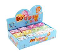 36x Kneaded Erasers Moldable Art Soft Drawing Colourful for Sketching