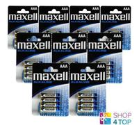 36x Maxell AAA Alkaline Batteries 1.5V LR03 MN2400 Micro Blister Pack