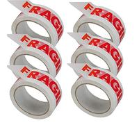 36X TAHA FRAGILE PARCEL PACKING STRONG TAPE 66m x48mm ROLLS PACKAGING FRAGILE SEALING BOX