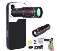 36X Telephoto Phone Lens for iPhone 16, Equipped with Multi-Functional Phone Holder Apple 16-Specific Phone Case, Manual Precise Focusing, Super Clear Vision, 4K FMC Green Lens