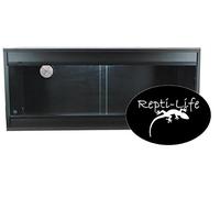 36x15x15 Inch Vivarium Flatpacked In Black, 3ft Viv By Repti-life