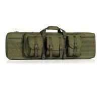 37" 42" 47" 55" Soft Double Rifle Bag, Portable Long Rifle Bag for Pistol Firearm Storage and Transport Tactical Rifle Bag for Hunting Shooting Range(Green,55in/140cm)