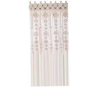 37.4x78.7" Boho Macrame Curtains Hand-Woven Cotton Wall Tapestry, Decorative Window & Door Hanging Backdrop for Wedding & Home Decor
