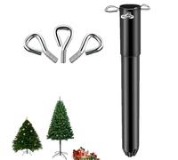 37.5cm Artificial Christmas Tree Height Extender, Sturdy Christmas Tree Riser with 3 Fixing Screws, Artificial Tree Riser, Adjustable Base Extension Pole, Make Christmas Tree Taller(1pc)