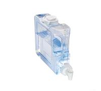 37 5L Water Dispenser Made of Plastic with Faucet, Slim Design Fits Refrigerator, Easy to Carry and Serve Drinks with Handle (3L)