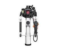 37.77cc Gas-Powered T Post Driver 4-Stroke Engine Gasoline Fence Piling Pounder with 3 Post Driving Head(45/55/88 Mm)