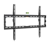 VonHaus TV Wall Bracket for 37-85" Screens, Ultra-Slim TV Bracket with Spirit Level, Flat to Wall Mount, 70kg Capacity, Max VESA : 600x400mm