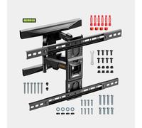 VonHaus TV Wall Bracket for 37-82" Screens, Articulating Full Movement TV Bracket, Wall Mount with Tilt & Swivel, 35kg Capacity, Max VESA: 600x400mm