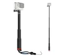 37"/92cm Extendable Selfie Stick Hand Grip Compatible with Gopro Hero 13 12 11/ Akaso EK7000/Pro/Dji Osmo Action 5 Pro/4/ WOLFANG/Surfola/Apexcam Action Camera, Handle Mount Waterproof Monopod