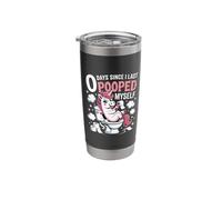37 Days Since I Last Pooped Myself Meme Stainless Steel Insulated Tumbler