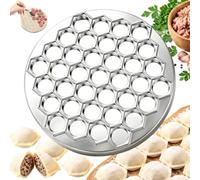 37-Hole Dumpling Maker Press, Quick Dumpling Mould for Ravioli Pelmeni，A | Make 37 Dumplings at Once with Aluminum Alloy Mold, Easy Homemade Dumpling and Pasta Making Tool for Kitchen Use