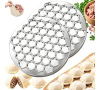 37-Hole Dumpling Maker Press, Quick Dumpling Mould for Ravioli Pelmeni，C | Make 37 Dumplings at Once with Aluminum Alloy Mold, Easy Homemade Dumpling and Pasta Making Tool for Kitchen Use