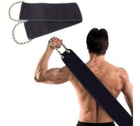 37 Inches Exfoliating Back Scrubber,Double Sided Body Back scrubbers for use in Shower,Exfoliator with Handles for Shower,Exfoliator Washer Bath to Scrub Your Body Deeply,for Women and Men(Black)