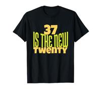 37 is The New Twenty Funny 37th Birthday 37 Years Old Value Graphic T-Shirt