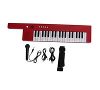 37 Key Electronic Keyboard Piano Portable Guitar Electronic Organ Mini Keytar Musical Instrument(BF-3755 red)