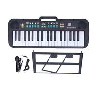 37 Key Keyboard Piano Electronic Musical Instrument with LED Display 200 Sound Tones USB Cable Sheet Music Stand for Beginners Kids ABS Material 58.2 x 21.3 x 4.6cm