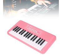 37 Key Keyboard Piano,Piano Keyboard Piano Dual Speakers With Microphone With 16 Tones, 10 Rhythms, 10 Demos, Volume Control Portable Electronic Keyboards (Pink)