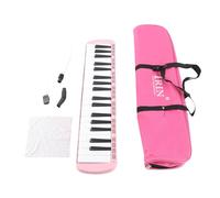 37 - Key Melodica Portable Wind Musical Instrument, ABS Keyboard for Beginner and Professional Training, with Blowpipe and Mouthpiece for Kids Adults Students (Pink)