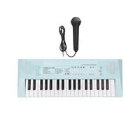 37 Keys Electronic Piano With Keyboard 37-Key Electronic Keyboard Piano For Beginners Blue/Pink Keyboard Accessaries (Color : Blue)