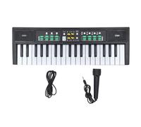 37 Keys Kids Portable Electronic Piano Keyboard Toy Children Educational Music Instrument with Microphone for Boys Girls Age 3 6 ABS Material 15.55x5.04x1.38in