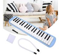 37 Keys Melodica Instrument Keyboard,Professional Melodica With Storage Bag Blowpipe Mouthpiece For Music Beginner Air Piano Keyboard Melodica Instrument For Music Teaching (Blue)