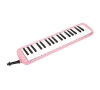 37 Keys Melodica Professional Training Instrument for Wind Music, Portable and Easy to Learn, for Beginner and Professional Players, ABS Material (Roseate)