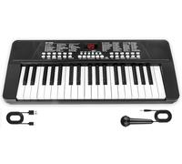 37 Keys Piano Keyboard for Beginners -1200mAh Rechargeable Electronic Musical Instrument with Mic LED Screen 200 Tones 200 Rhythms 50 Demos, Teaching Gift for Kids