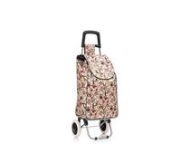 37 Litre Folding Large Lightweight Shopping Trolley, Hard Wearing & Foldaway for Easy Storage, Large Shopping Trolley on 2 Wheels Shopping Cart