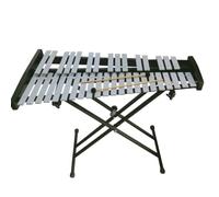 37 Note Glockenspiel Kit Glockenspiel Xylophone Professional Percussion Instrument with Adjustable Stand Mallets and Carrying Bag