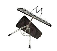 37 Note Glockenspiel Metal Xylophone Percussion Instrument With Music Stand Adjustable Stand