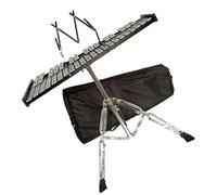 37 Note Metal Glockenspiel Percussion Instrument With Music Stand And Carrying Case Professional Glockenspiel Set