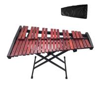 37 Note Wooden Xylophone Professional Glockenspiel Percussion Instrument Kit with Adjustable Stand and Gig Bag for Beginners Students