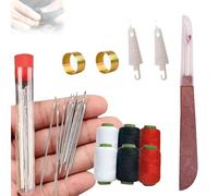 37 PCS Sewing Tool Set, Needles Thread Hand Repair Tools, Sewing Accessories and Supplies, DIY Hand Made Craft Set, Sewing Working Kit for Beginners (2 Set)