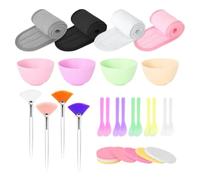37-Piece Face Cover Making Kit - Reusable Silicone DIY Craft Tool Set