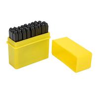 37-Piece Number and Letter Stamp Set 3mm Punch with Case for Imprinting Metal Stamping kit, Plastic, Wood, Leather (Letter Dash (A-Z-&))