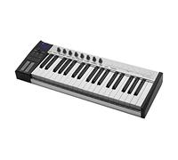37 USB MIDI Controller Keyboard 37 Semi-weighted Keys 8 RGB Backlit Trigger Pads LED Display Electronic Keyboard