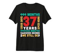 37 Years 444 Months 13505 Days We Still Do Couple Together Premium T-Shirt