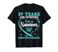 37 Years and Counting Im A Survivor Ovarian Cancer Awareness T-Shirt