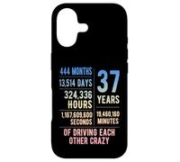 37 Years Married Funny 37th Wedding Anniversary Case for iPhone 17