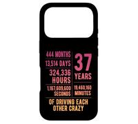 37 Years Married Funny 37th Wedding Anniversary Case for iPhone 17 Pro