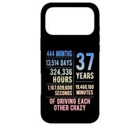 37 Years Married Funny 37th Wedding Anniversary Case for iPhone 17 Pro Max