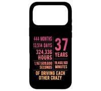 37 Years Married Funny 37th Wedding Anniversary Case for iPhone 17 Pro Max
